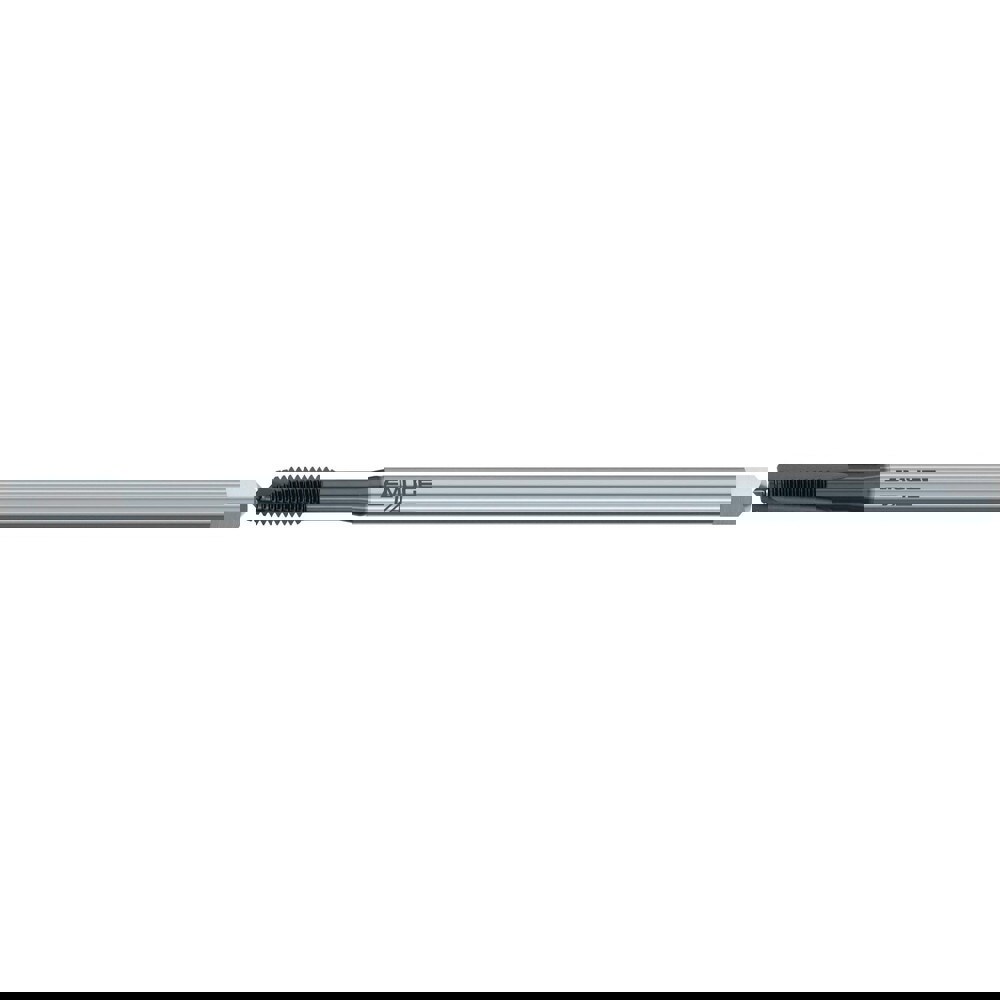 Spiral Point Tap: M3x0.5 Metric, 3 Flutes, Plug Chamfer, 6H Class of Fit, High-Speed Steel-E, GLT-1 Coated