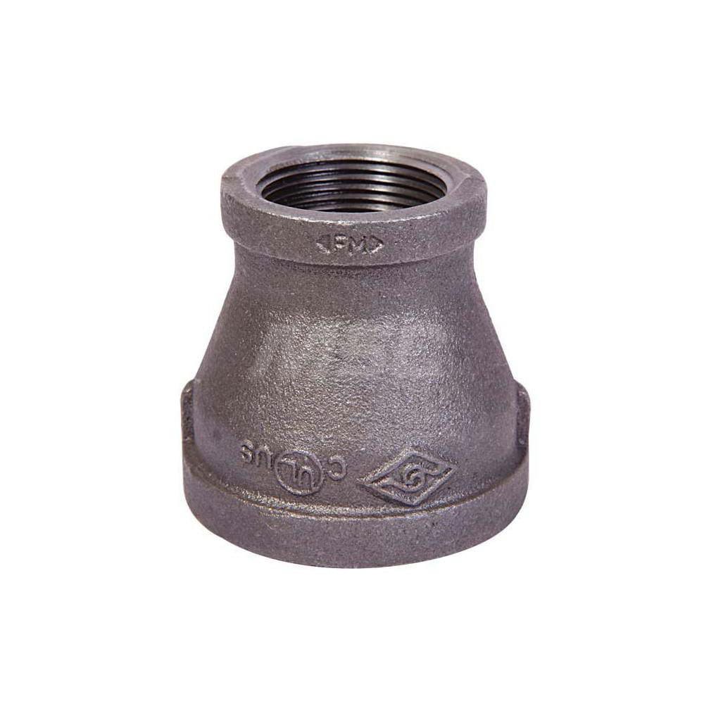 Black Reducing Coupling: 3/4 x 1/8