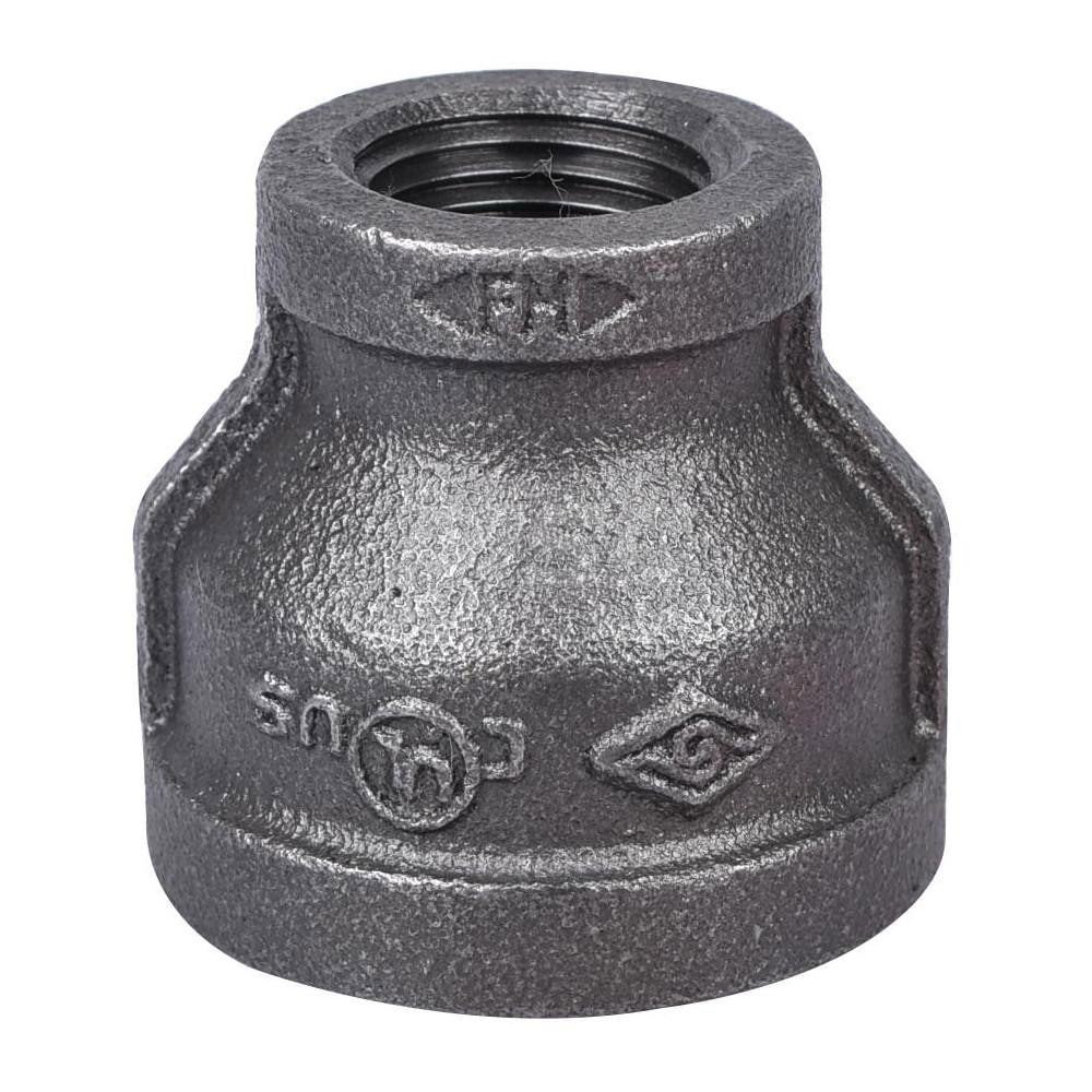 Black Reducing Coupling: 1 x 1/2