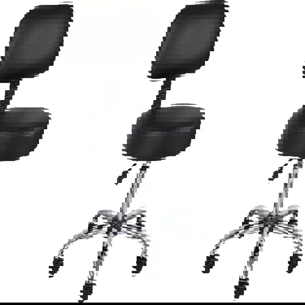 Medical Spa Professional Adjustable Stool with Back: 20-1/2 to 26-1/2