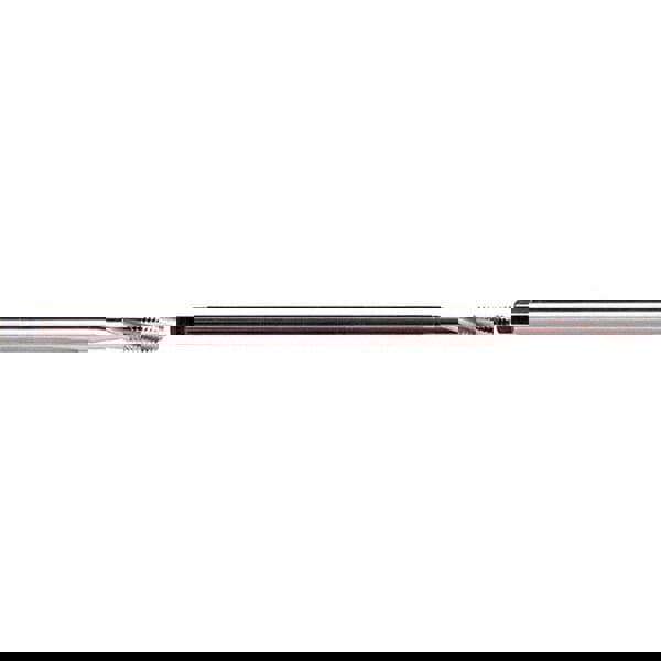 Extension Tap: M5 x 0.8, 3 Flutes, D4, Bright/Uncoated, Cobalt, Extension
