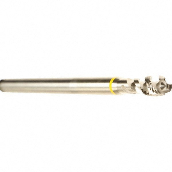 Extension Tap: M3 x 0.5, 3 Flutes, Bright/Uncoated, Cobalt, Spiral Flute