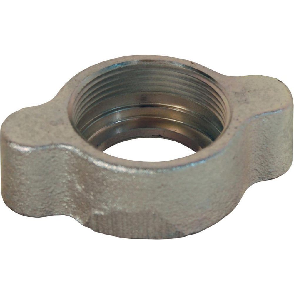 Ground Joint Hose Couplings; Thread Type: NPSM ; Thread Size: 1-11-1/2 ; Type: Wing nut ; Material: Plated Iron ; Size: 1/2 in ; Style: Wing Nut