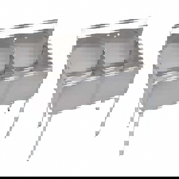 Scullery Sink: 3 Stainless Steel