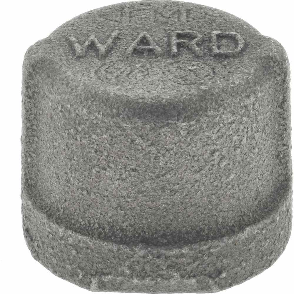 Black End Cap: 1/2
