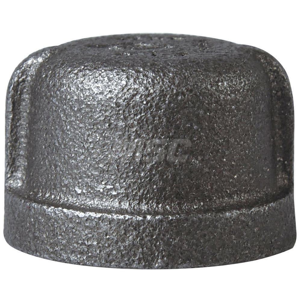 Black End Cap: 3/4