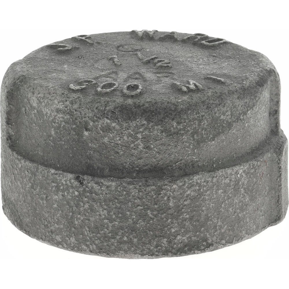 Black End Cap: 1-1/2