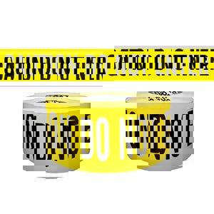 3X1000 BARR TAPE NO ENTER YELL