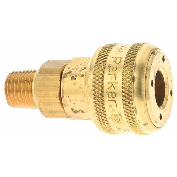 Pneumatic Hose Coupling: 1/4-18