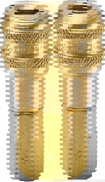 Pneumatic Hose Coupling: 3/8-18, 1/4