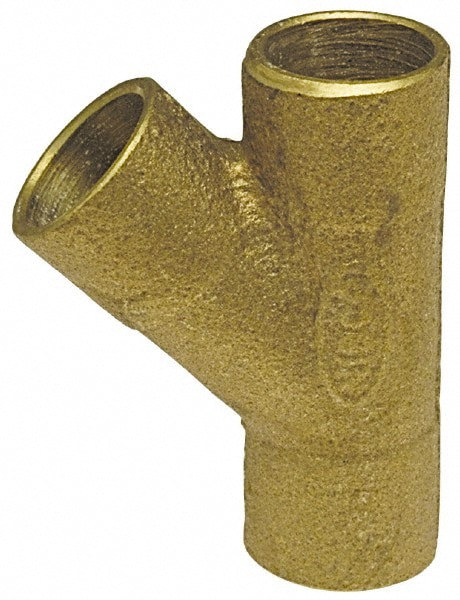 Cast Copper Pipe 45 &deg; Wye: 1/2