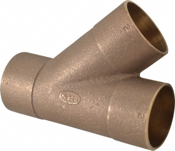 Cast Copper Pipe 45 &deg; Wye: 2