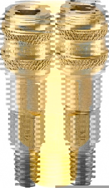 Pneumatic Hose Coupling: 1/4-18