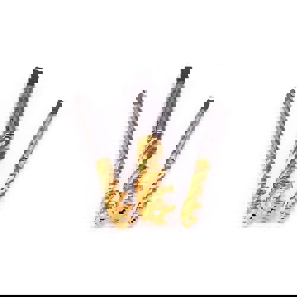 Spiral Flute Tap: M10x1.50 Metric, 3 Flutes, 2-3P, 6HX Class of Fit, TIN Coated