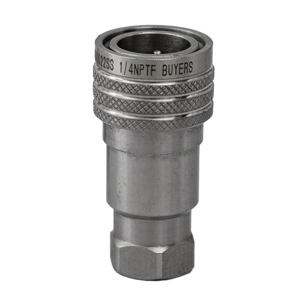 Hydraulic Hose Fittings & Couplings; Type: Hydraulic Coupler ; Fitting Type: Female ; Hose Inside Diameter (Decimal Inch): 0.2500 ; Hose Outside Diameter (Decimal Inch): 0.25 ; Hose Size: 1 ; Material: Stainless Steel