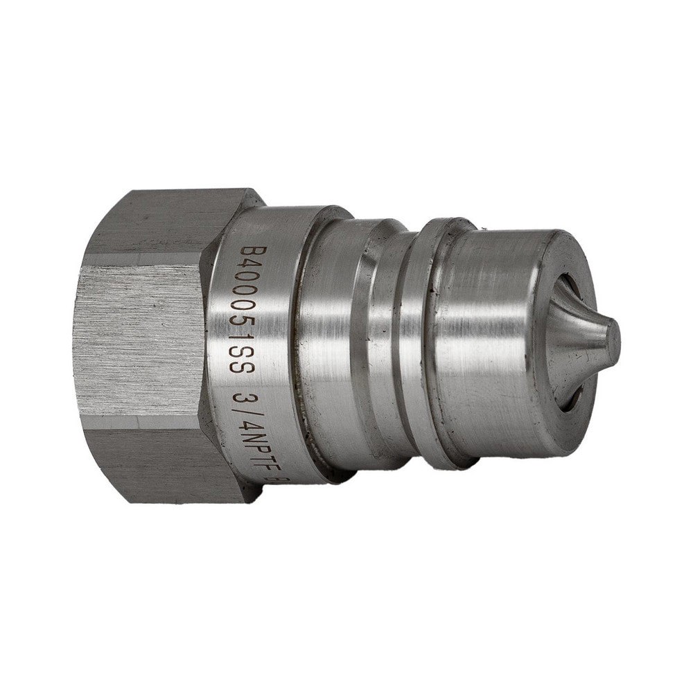 Hydraulic Hose Fittings & Couplings; Type: Hydraulic Coupler ; Fitting Type: Male ; Hose Inside Diameter (Decimal Inch): 0.7500 ; Hose Outside Diameter (Decimal Inch): 0.75 ; Hose Size: 1 ; Material: Stainless Steel