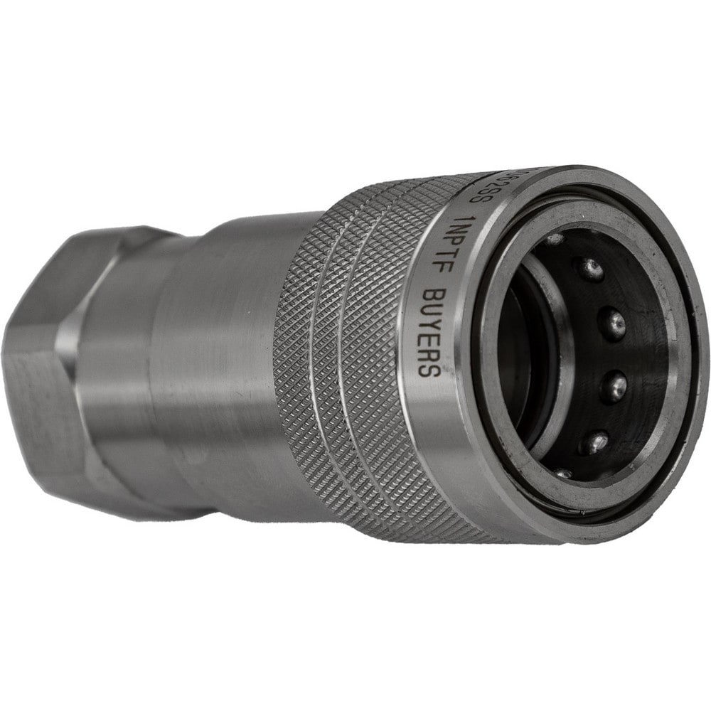 Hydraulic Hose Fittings & Couplings; Type: Hydraulic Coupler ; Fitting Type: Female ; Hose Inside Diameter (Decimal Inch): 1.0000 ; Hose Outside Diameter (Decimal Inch): 1 ; Hose Size: 1 ; Material: Stainless Steel