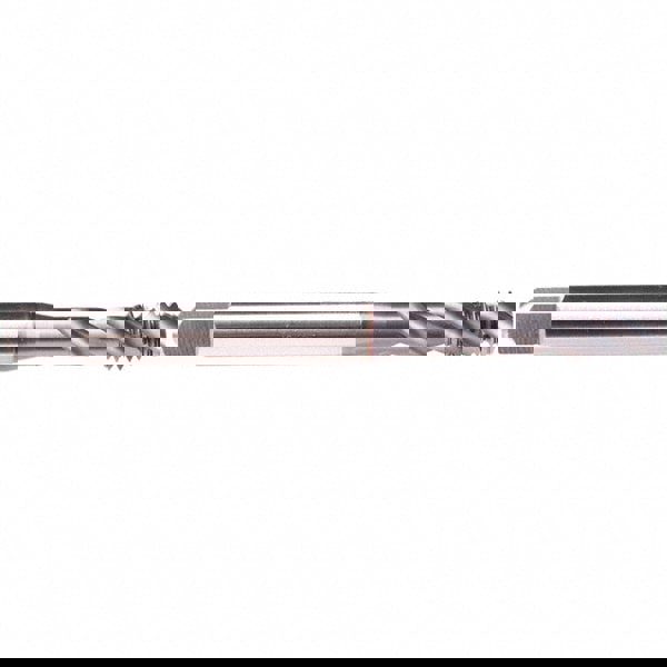 Spiral Flute Tap: M8x1.25, Metric, 3 Flute, Modified Bottoming Chamfer, 6H Class of Fit, Cobalt, TiCN Finish