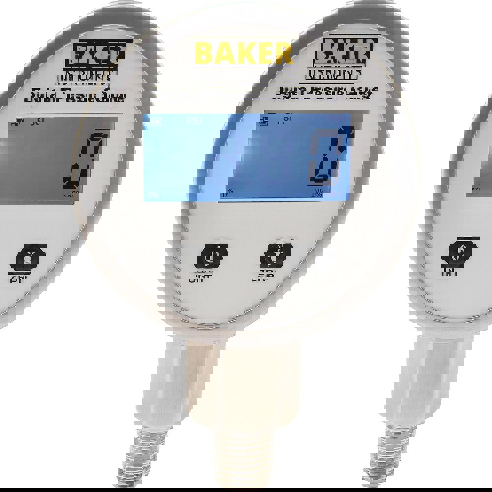 Pressure Gauge: 0 to 100 psi, 1/4