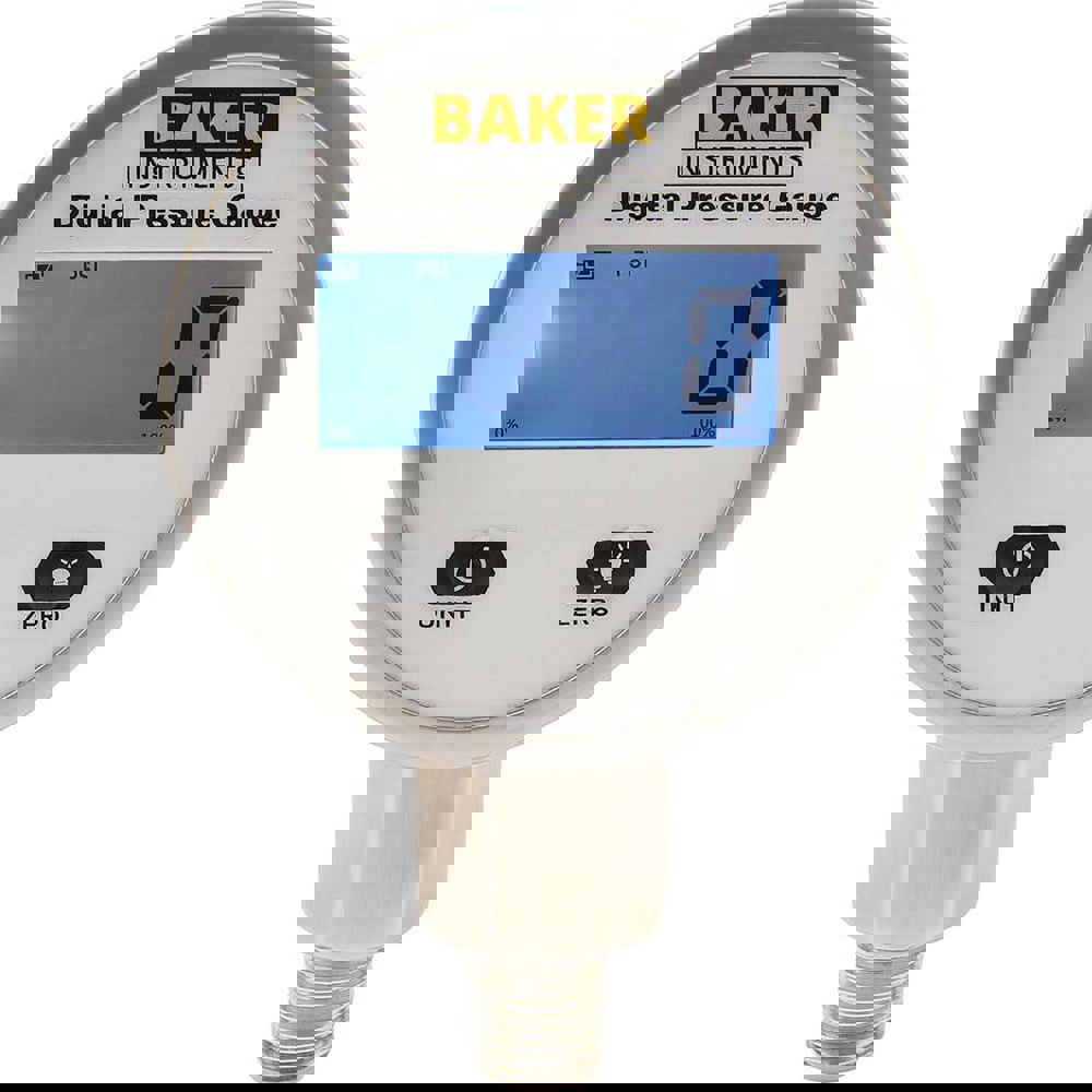 Pressure Gauge: 0 to 2,036 psi, 1/4