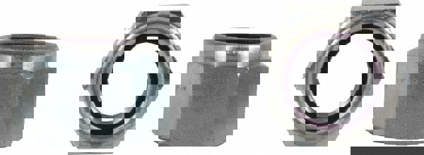 Hex Lock Nut: Insert Lock, Nylon Insert, 7/8-14, Grade B Steel, Zinc Finish