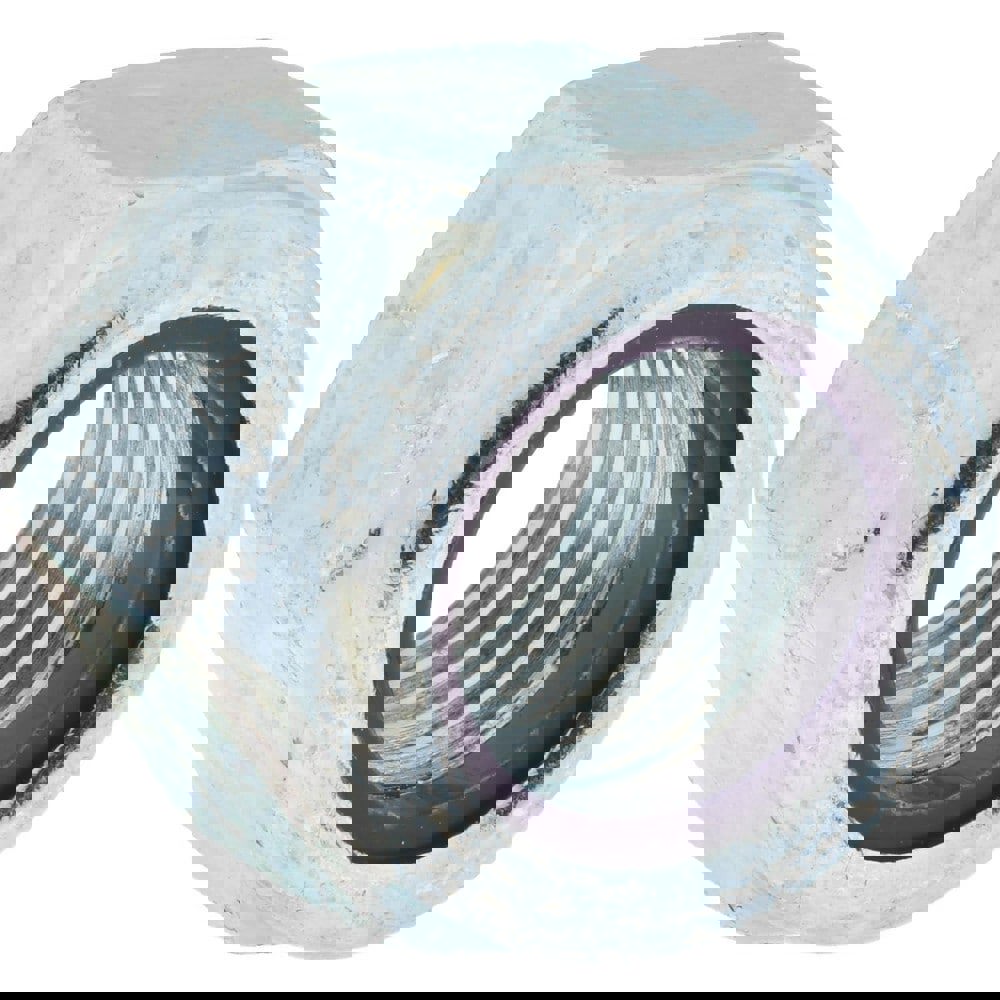 Hex Lock Nut: Insert Lock, Nylon Insert, 7/8-9, Grade B Steel, Zinc Finish