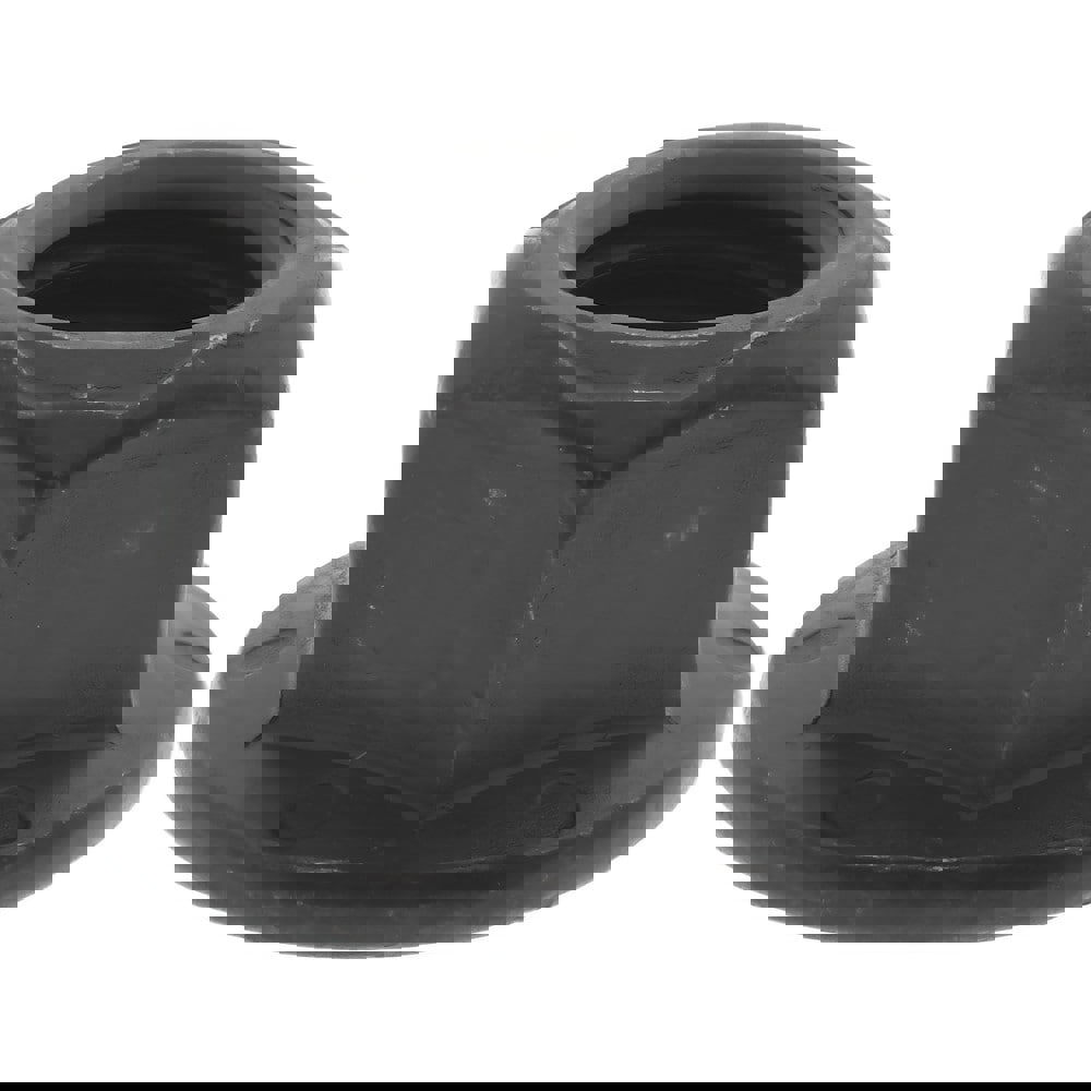 Hex Flange Lock Nut: Distorted Thread Lock, 5/8-11, Grade G Steel, Phosphate & Oil Finish