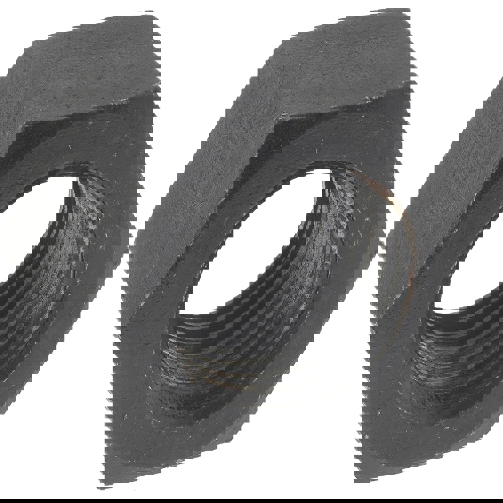 Hex Nut: 2-4-1/2, Grade 8 Steel, Bright/Uncoated Finish