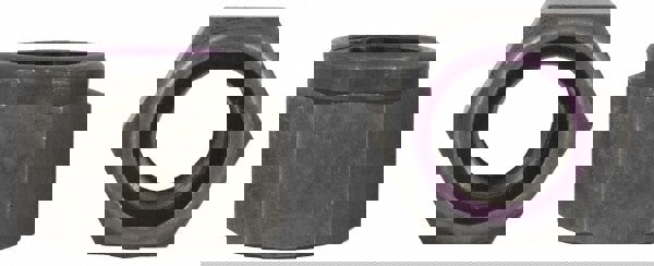 Heavy Hex Lock Nut: Insert Lock, Nylon Insert, 1-1/8-7, Grade 2 Steel, Zinc Finish