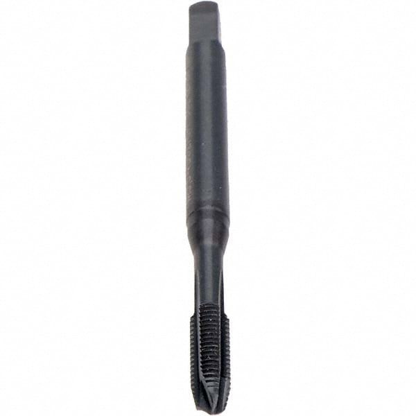 Spiral Point Tap: M8 x 1.25, Metric Coarse, 3 Flutes, Plug, 6H, Cobalt, Nitride/Oxide Finish