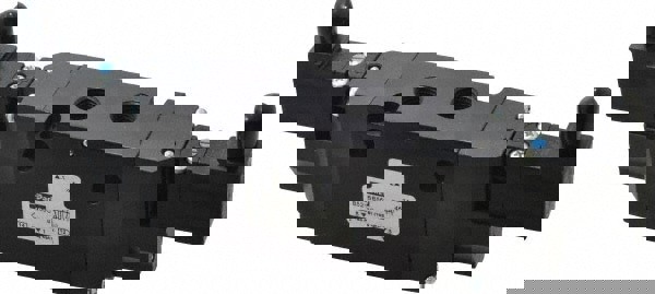 Stacking Solenoid Valve: Double Solenoid, 4-Way, 2 Position, Solenoid Return