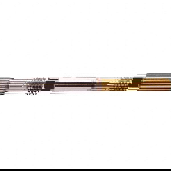 Thread Forming Tap: M8x1.00 Metric Fine, 6HX Class of Fit, Bottoming, Powdered Metal High Speed Steel, TiN Coated