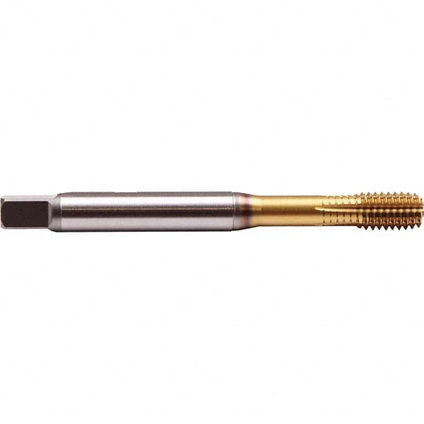 Thread Forming Tap: M5x0.80 Metric, 6HX Class of Fit, Bottoming, Powdered Metal High Speed Steel, TiN Coated