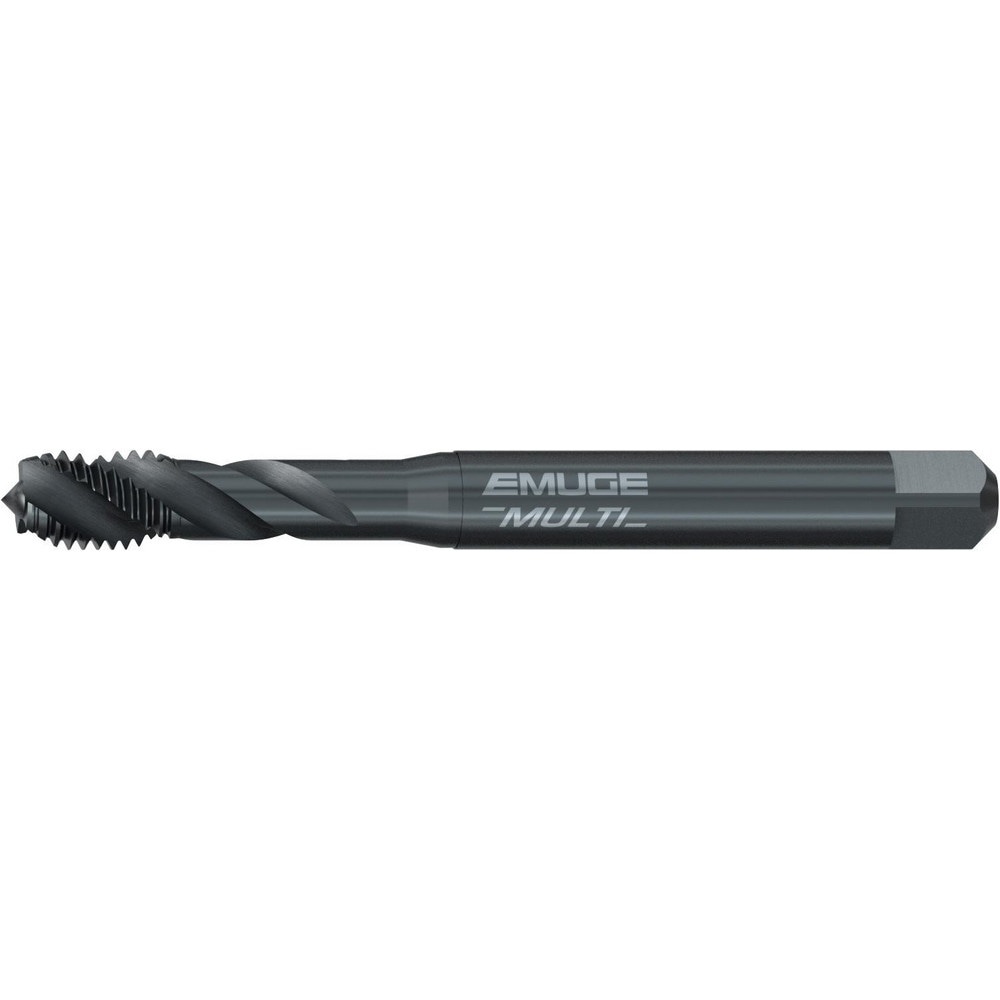 Spiral Flute Tap: M10x1.50 Metric, 3 Flutes, Modified Bottoming, 6H Class of Fit, Cobalt, Oxide Coated