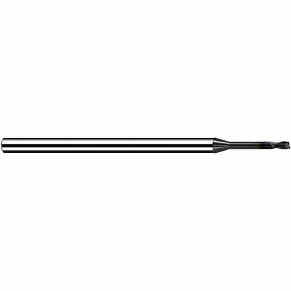 Square End Mill: 1.00 mm Dia, 1.20 mm LOC, 2 Flute, Solid Carbide