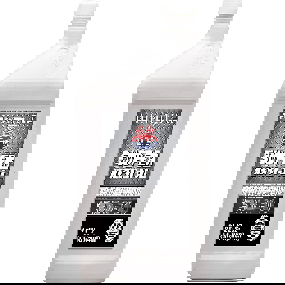 Motor Oil; Type: Synthetic Blend Engine Oil ; Container Size: 32fl oz ; Grade: 5W-30 ; Base Oil: Synthetic Blend ; Color: Amber