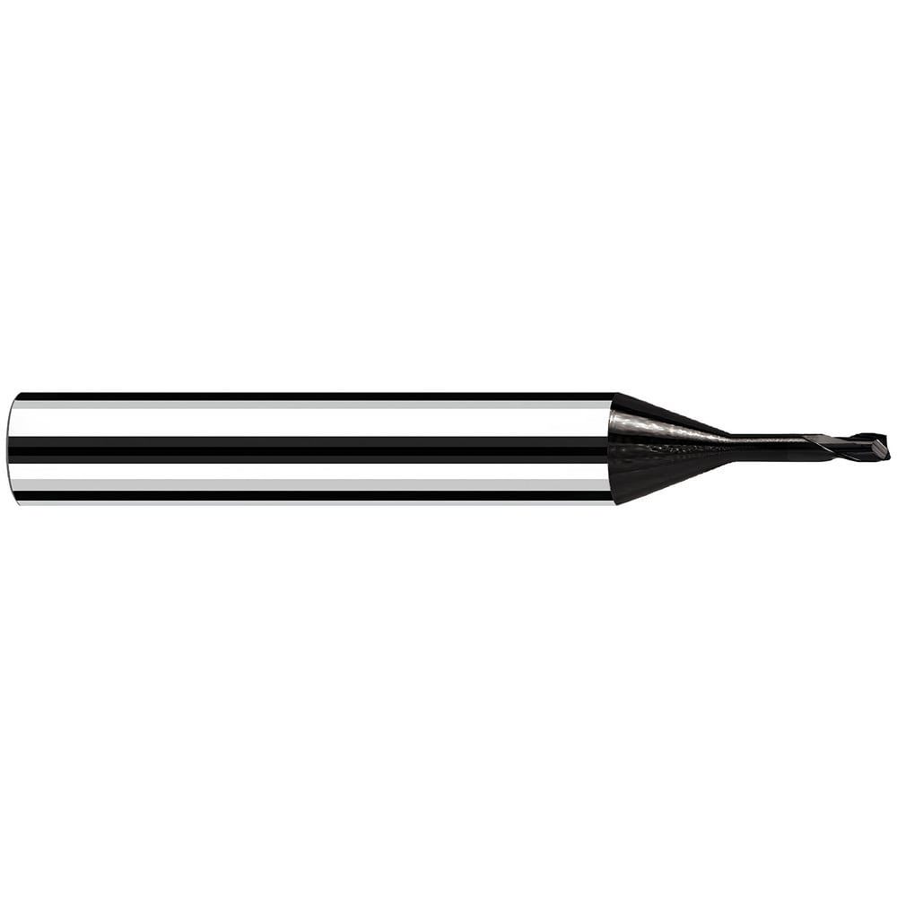 Corner Radius End Mill: 0.3 mm Dia, 0.30