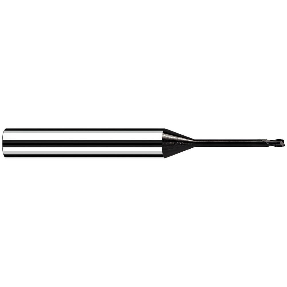 Corner Radius End Mill: 0.8 mm Dia, 0.80 mm LOC, 30 deg Helix, C Coated, Corner Radius End, Centercutting Series MicrotoroXG