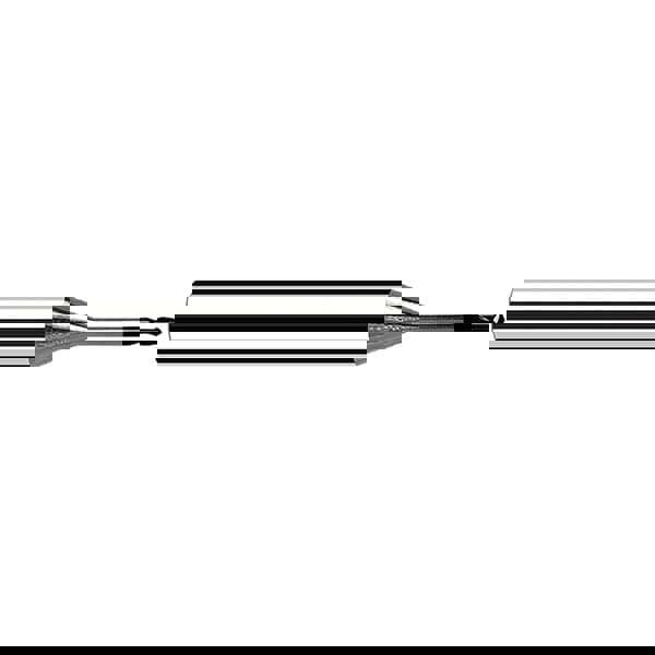 Ball End Mill: 3.00 mm Dia, 3.00 mm LOC, 2 Flute, Solid Carbide