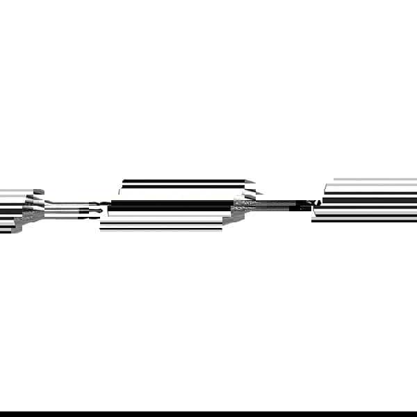 Ball End Mill: 4.00 mm Dia, 4.00 mm LOC, 2 Flute, Solid Carbide