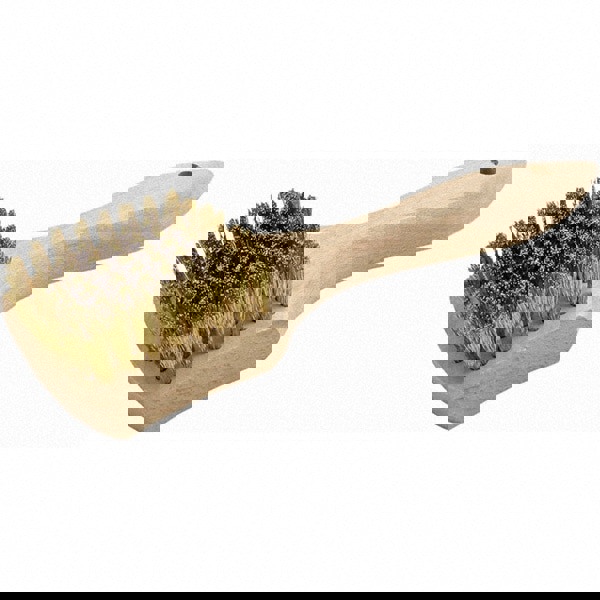 Scratch Brush: 9 Row, 10 Column, Brass