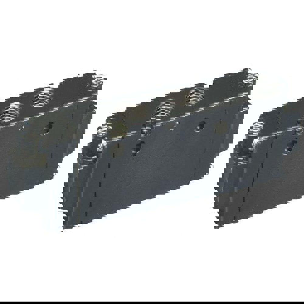 Stacking Solenoid Valve: Double Air Pilot, 4-Way, 2 Position, Pilot Return