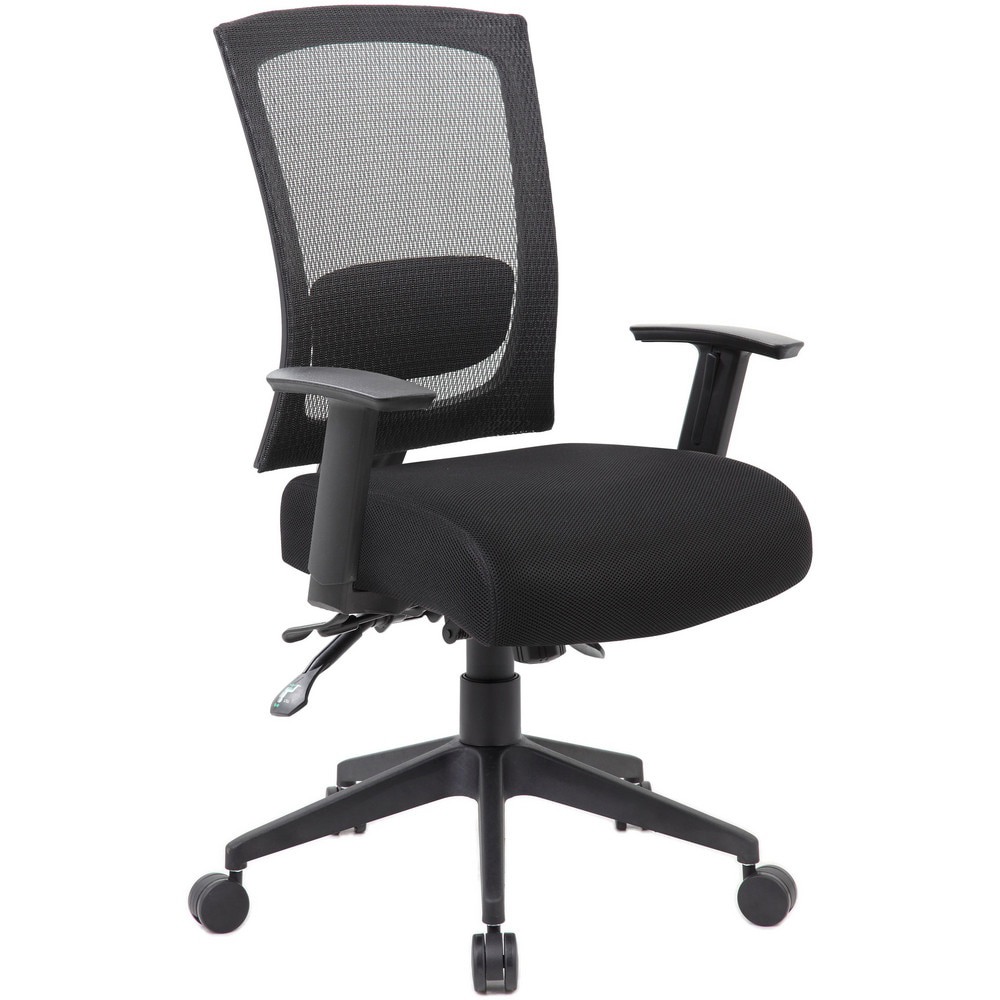 Task Chair: Mesh, Adjustable Height, Black