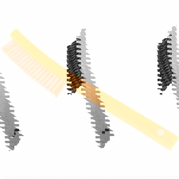 Scratch Brush, 3 Rows, 19 Columns, Bronze