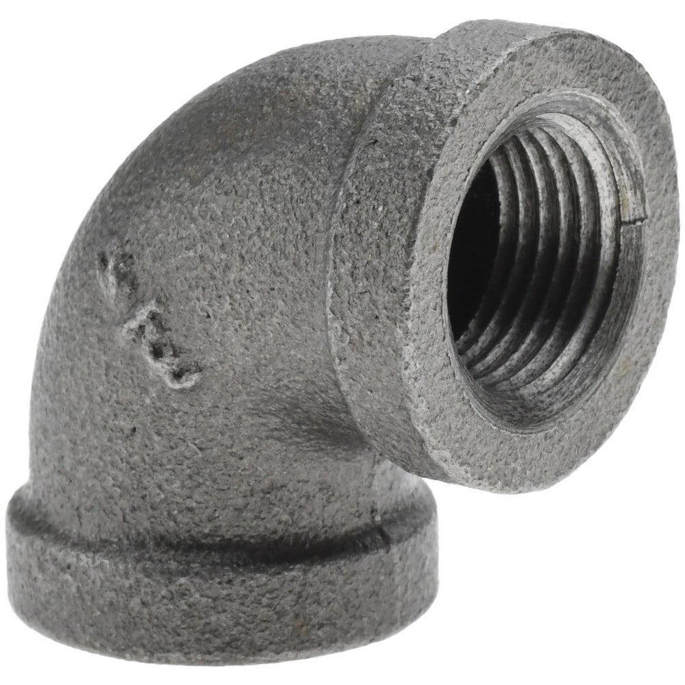 Black 90 &deg; Elbow & Reducing Elbow: 3/8
