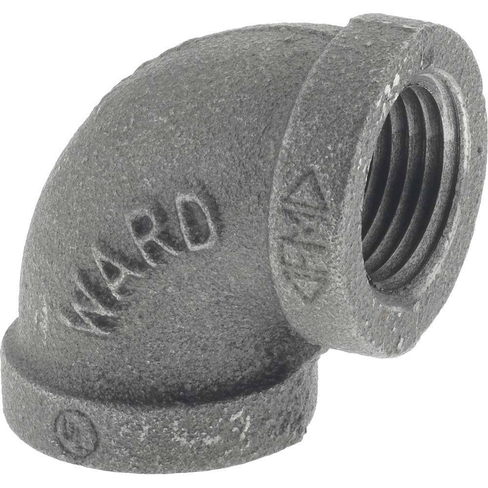 Black 90 &deg; Elbow & Reducing Elbow: 1/2