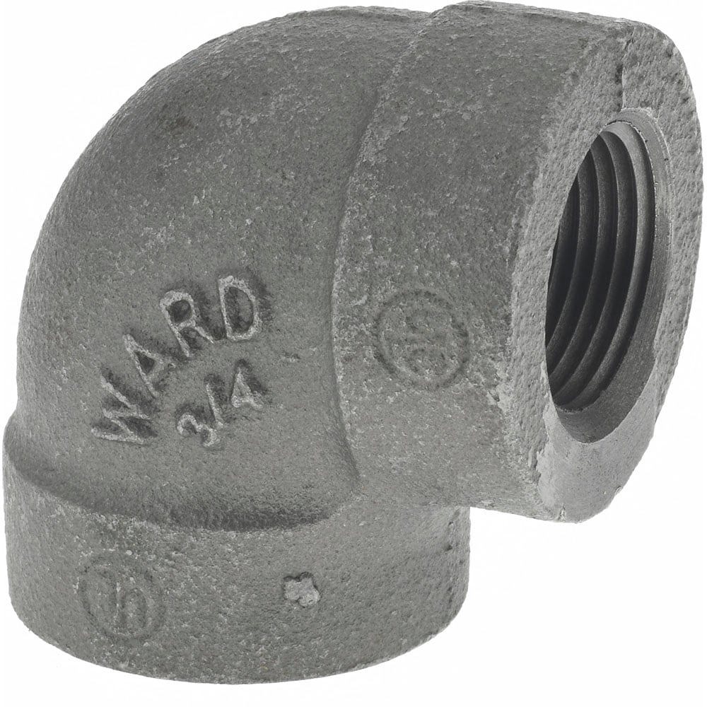 Black 90 &deg; Elbow: 3/4