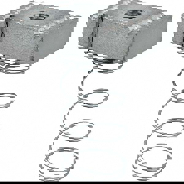 Strut Channel Spring Strut Nut: Use with 1-1/2