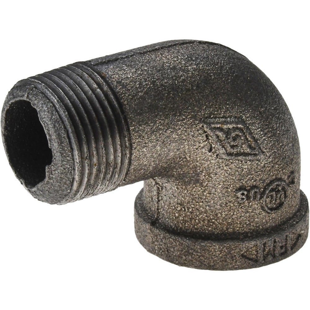 Black 90 &deg; Street Elbow: 3/4