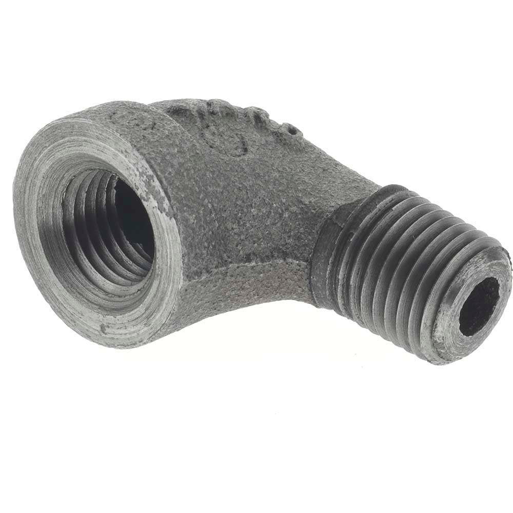 Black 90 &deg; Street Elbow: 1/4